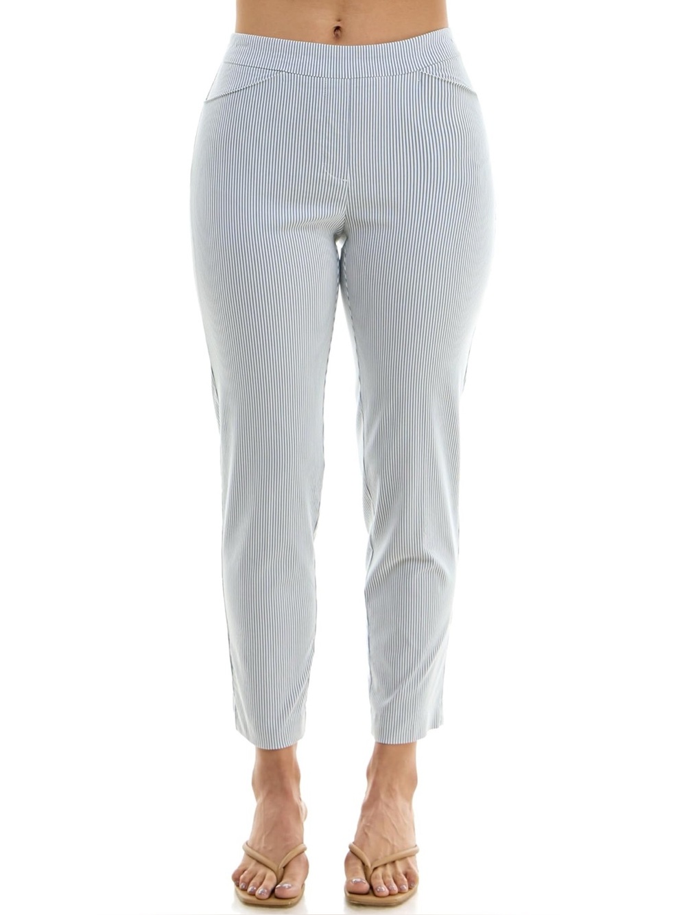 Zac & Rachel Striped Pull-On Pants